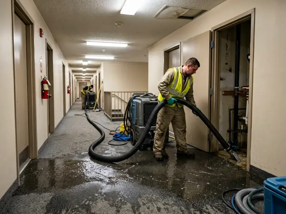 multi-unit-apartment-hallway-f-005 — frequently asked questions, Emergency Burst Pipe Water Extraction & Removal in Castle H…